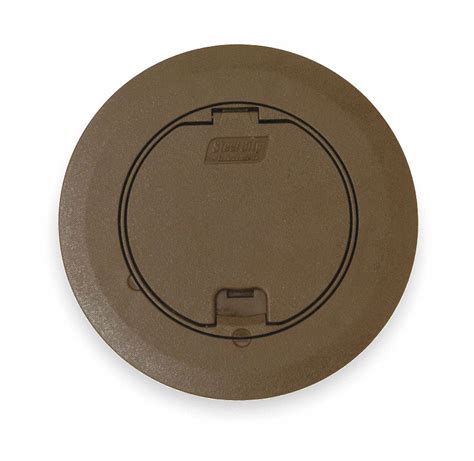 steel city round floor box single outlet covers|floor electrical outlet cover plates.